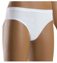 6 lı Paket Şahin Bayan Ribana Bikini Slip Külot 30520 (Beyaz)