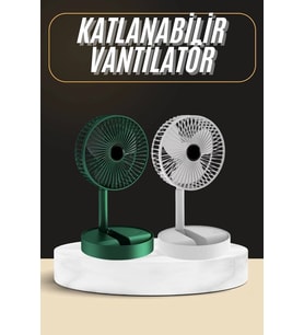 Katlanabilir Usb Şarjlı Masaüstü Soğutucu Mini Fan Telefon Tutucu