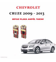 CHEVROLET CRUZE PLAKA AMPÜL SET BEYAZ ARIZA IŞIĞI YAKMAZ(CANBUS)