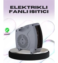 Taşınabilir Fanlı Isıtıcı Elektrikli Termik Korumalı Oda Isıtıcı