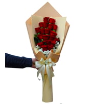 Aşkın Simgesi  20'Li Kırmızı Gül Buketi