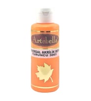 Turuncu Akrilik Boya Artebella Turuncu Akrilik Boya 3003 Turuncu 130 ml (Karışık)