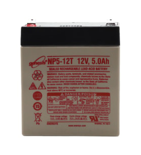 ENERSYS GENESİS NP5-12T 12V 5AH BAKIMSIZ KURU TİP AGM VRLA AKÜ (Standart)