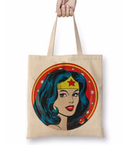 Wonder Woman Batman Superman Bez Çanta Uzun Saplı