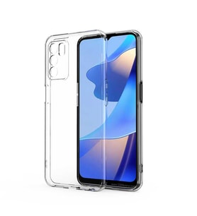 Oppo A16 Kılıf Kamera Korumalı Süper Silikon Kapak (Renksiz)
