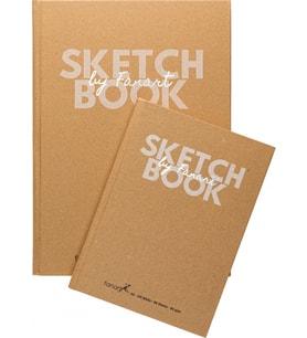 Fanart Academy Ciltli A5 Kraft Sketch Pad 96yp 80gr  - Kraft