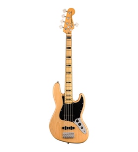 Squier 0374550521 Classic Vibe '70s Jazz Bass V 5 Telli Gitar (Naturel) Doğal Ahşap Görünüm 5 Telli Yapı ve Blok İşaretçiler