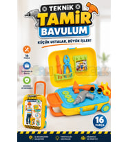 Teknik Tamir Set Bavulum - Oyuncak Tamir Setleri - Tamir Aletleri - Alet Seti - Vidalama Seti