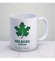 Gelecek Partisi Özel Tasarım Kupa (Çok Renkli)