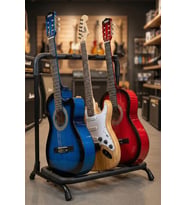 Lastvoice Gtr-03 Mağaza Tipi 3'lü (Üçlü) Gitar Standı Sehpası