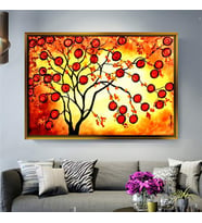 Altın Çerçeveli dekoratif tablo a849 (Gold)