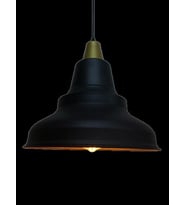 RİOLİGHT RETRO SİYAH İÇİ ALTIN TEKLİ METAL SARKIT