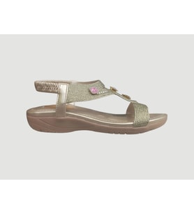 GUJA 25Y120-6 KADIN PARMAK ARASI SANDALET ALTIN