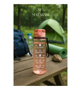 Suluk & Su Şişesi & Sporcu Matara Turuncu 1000 Ml