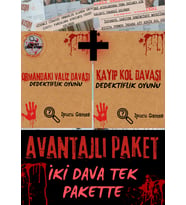 İpucu Games 2 Dava Tek Pakette, Ormandaki Valiz Davası ve Kayıp Kol Davası, Kampanyalı Dedektif Oyunu,Dedektif