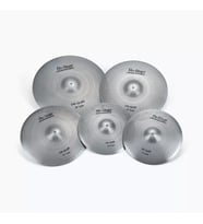 On Stage LVCP5000 Low Volume Zil Seti (Profesyonel - Sessiz Davul Pratiği)  Delikli Paslanmaz Çelik Yapı, %70-80 Ses Azaltma Teknolojisi, Doğal Zil Tepkisi (Rebound)  İçerik: 14" Hi-Hat, 16" Crash, 18" Crash, 20" Ride