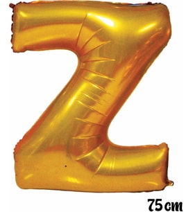Pazariz  75 cm Z Harfi Folyo Balon Altın