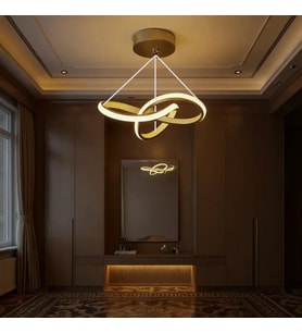 Aura Eskitme Ultra Power Beyaz Ledli Avize Sarkıt Tekli Avize
