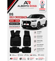 DS DS3 CROSSBACK 2018 - 2026 Araca Özel Kauçuk 3D Profesyonel Oto Paspası