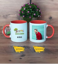 Orman Muhafaza Memuru Kupa Bardak Turuncu Fotoğraflı