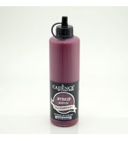 Cadence Hybrid Multisurface Akrilik Boya 500 ml. H-055 BORDO 