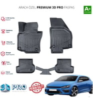 SCİROCCO ARACA ÖZEL 3D PASPAS 2008 2009 2010 2011 2012 2013 2014 2015 2016 2017