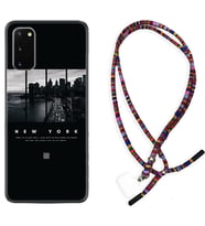 Samsung A02S A03S A10 A12 A13 A21S A22 Kılıf Boyun Asklı Rasta Silikon New York 1612