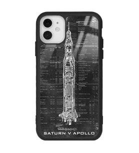 iPhone 11 Apollo Plan Tasarımlı Glossy Telefon Kılıfı