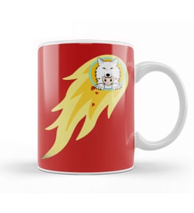 Baby Saitama Coin To The Moon Kupa Bardak Porselen
