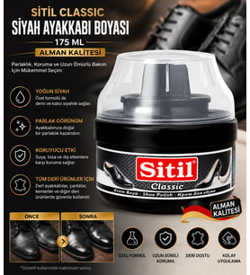 175 ML Siyah Ayakkabı Boyası Sünger Başlıklı Parlatıcı Deri Ayakkabı Bakım ve Koruyucu Bakım