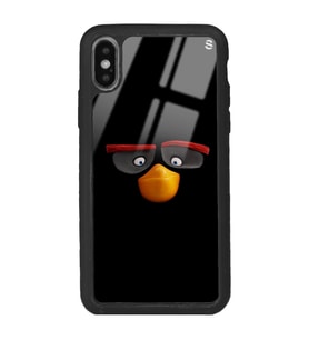iPhone X Black Tasarımlı Glossy Telefon Kılıfı