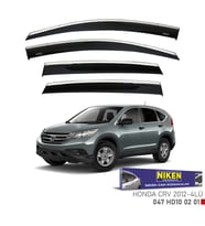 HONDA CRV 2012- KROMLU CAM RÜZGARLIĞI  4'lü Set Niken Marka