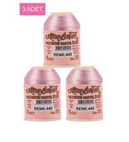 3 Adet Altınbaşak Oya ve Dantel İpi 20 gr - Royaleks - No: 440