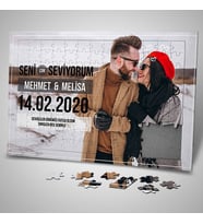 Sevgililer Günü Hediyesi 240 Parça Puzzle