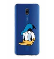 Xiaomi Redmi 8A Uyumlu Kapak Donald Duck Tasarımlı Şeffaf Silikon Kılıf