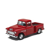 Metal Chevrolet S Klasik Kamyonet Kapıları Açılan Kırmızı 12 Cm