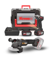 CAT DXKR1SET DX3130B + KUB30.2 18Volt 4.0Ah. Çift Akülü Şarjlı Kömürsüz Profesyonel Ortak Akülü Kombo Set