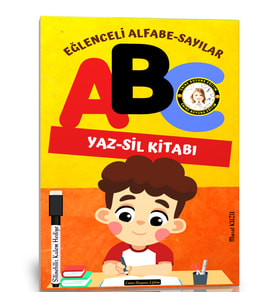Okul Öncesi Eğlenceli Alfabe-Sayılar YAZ-SİL Kitabı