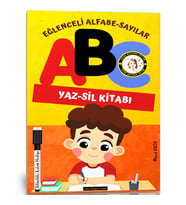 Okul Öncesi Eğlenceli Alfabe-Sayılar YAZ-SİL Kitabı