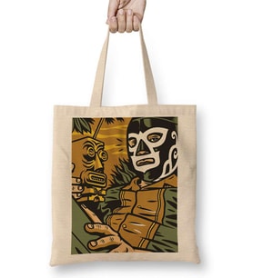 Luchador Mexicano Bez Çanta Uzun Saplı