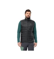 Jack Wolfskin Pilvi Down Vest M Erkek Günlük Yelek 1207711-6000 Siyah