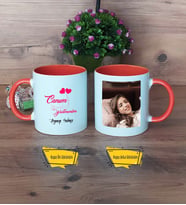Öğretmene Hediye Kupa Bardak Turuncu Fotoğraflı Öğretmenler Günü Hediyesi