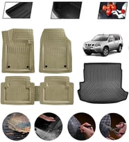 Nissan X-Trail 2007-2013 Uyumlu Paspas Araca Özel Bagaj Havuzu MBS Bej