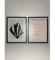 Yapışkan Bantlı Hazır Tasarım Tablo 30x40 Siyah Matisse