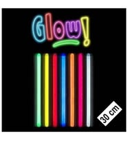 Karanlıkta Parlayan Fosforlu Glow Stick Kalın Çubuk 30 cm 1 Adet