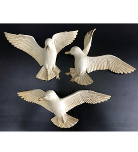 BY ARİ ÜÇLÜ KUŞ DUVAR DEKORU DD186-4