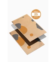 No1 25'li Desenli Kargo Zarfı (Kahverengi)