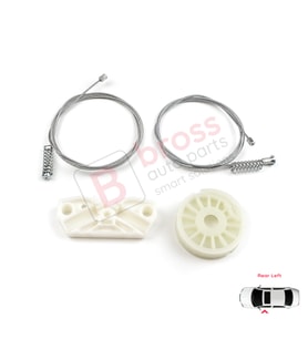 Mercedes CLK Class MK2 W209 C209 A209 2002-2009 2-Kapı A2096700103 İçin Arka Sol Cam Kriko Seti