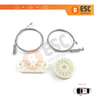Mercedes CLK Class MK2 W209 C209 A209 2002-2009 2-Kapı A2096700103 İçin Arka Sol Cam Kriko Seti