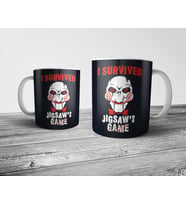 Pixxa I Survived Jigsaw - Testere - Saw Kupa Bardak Model 1